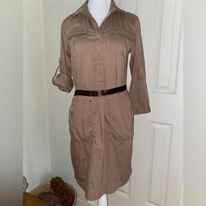 Ellen Tracy Utility Shirtdress